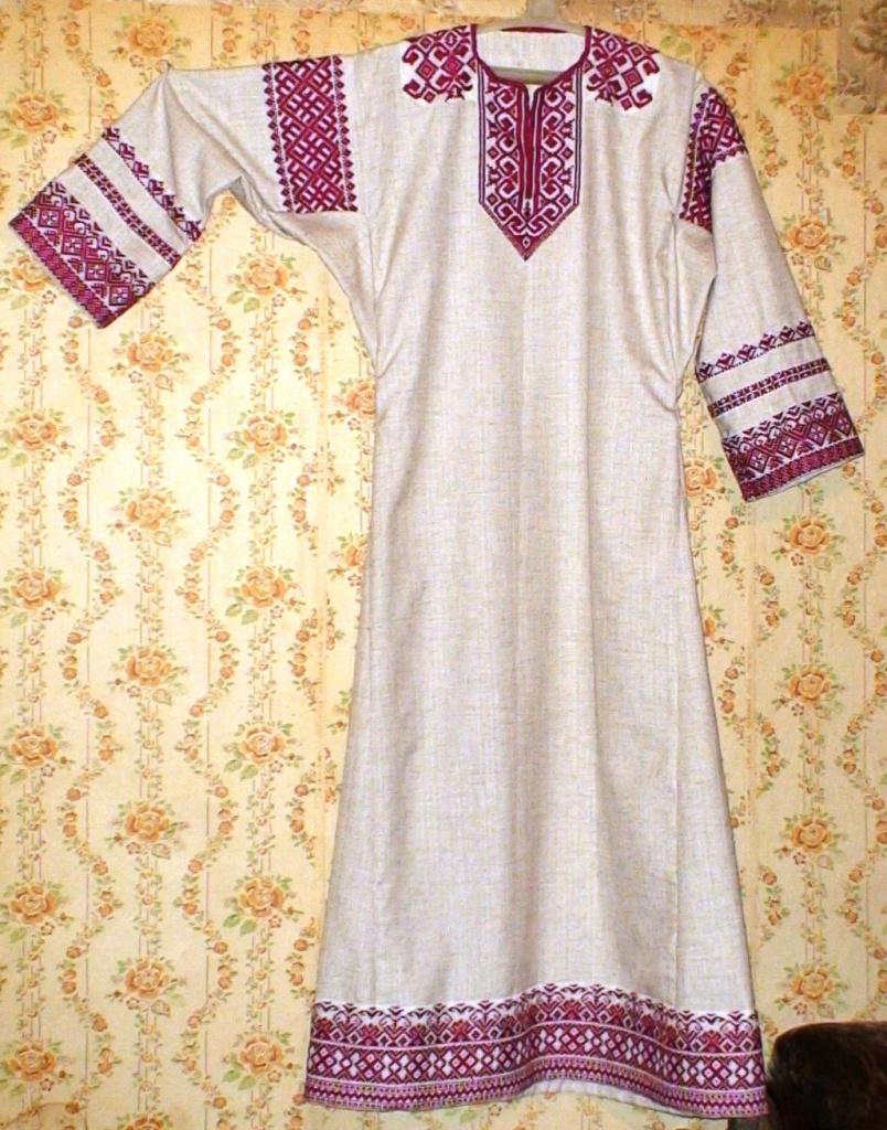 Женская славянская одежда-Первый слой – рубаха